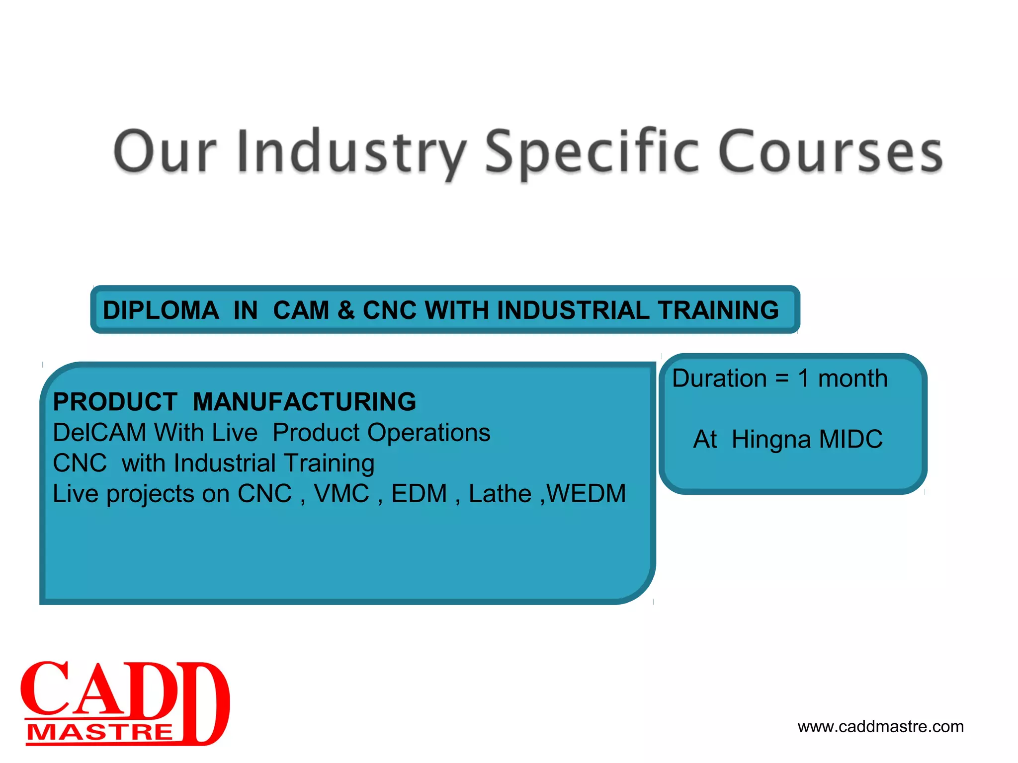 Cad cam cnc training center nagpur | PPT