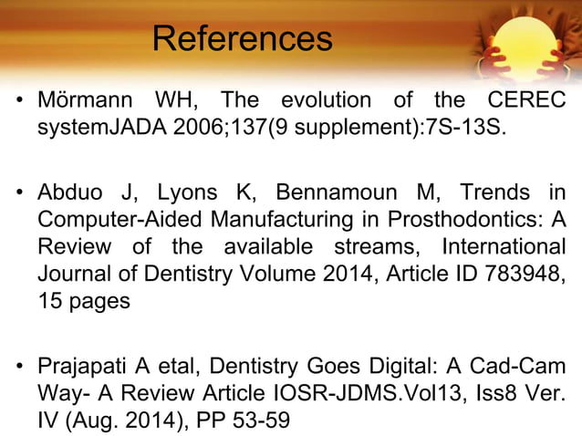 Cad Cam dentistry and digital impressions | PPTX | Dental Health ...