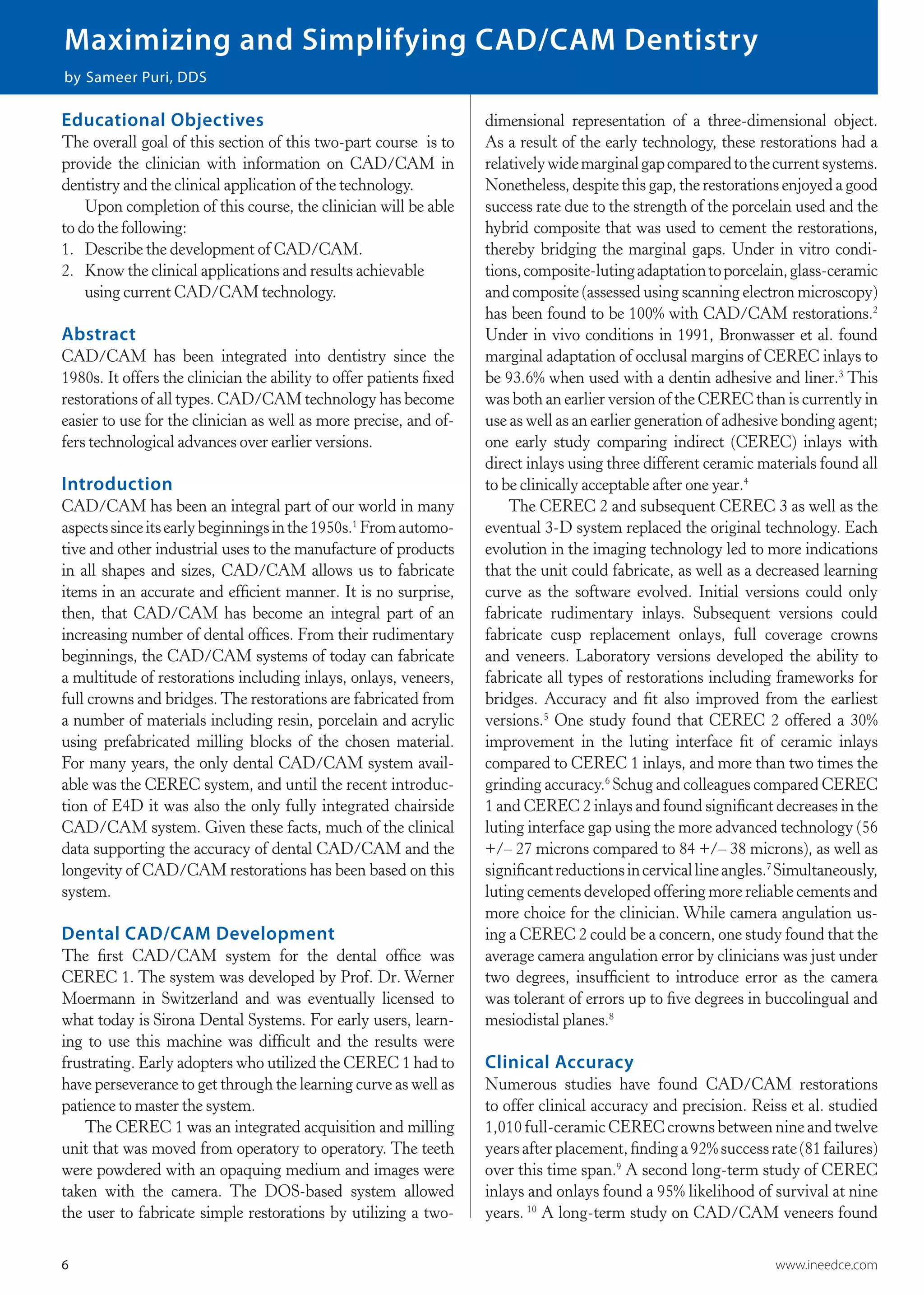Cad cam digital_impressions till nya tandläkare | PDF