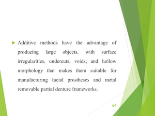 Cad cam in prosthodontics | PPTX