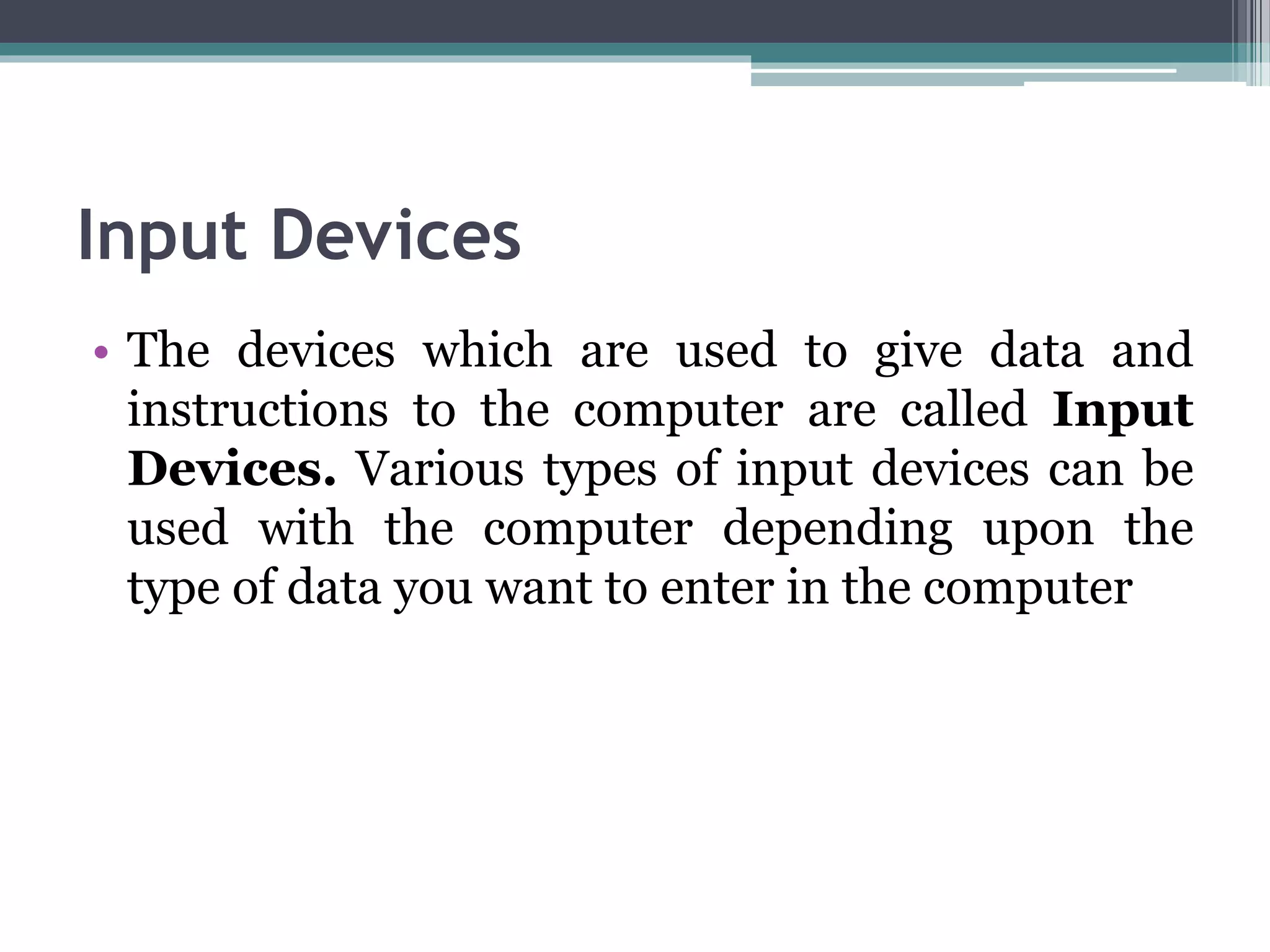 Cad cam input output devices | PPTX | Computer Peripherals | Computing