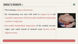 Innovative CAD-CAM Digital Denture Workflow Enhancing Clinical ...