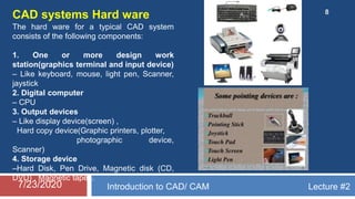 CAD/CAM Lecture #2 | PPT