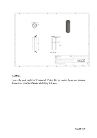 CAD/CAM Manual: Geometric and Assembly Modeling using SolidWorks 2023 | PDF