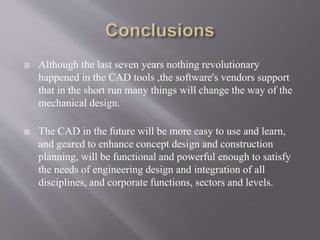 CAD/CAM ppt | PPTX | 3-D Graphics | Computer Software and Applications