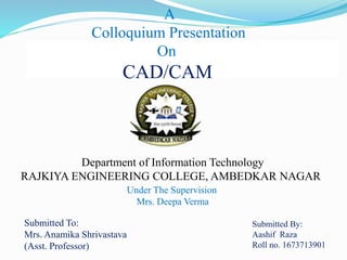 Cad cam ppt | PPTX