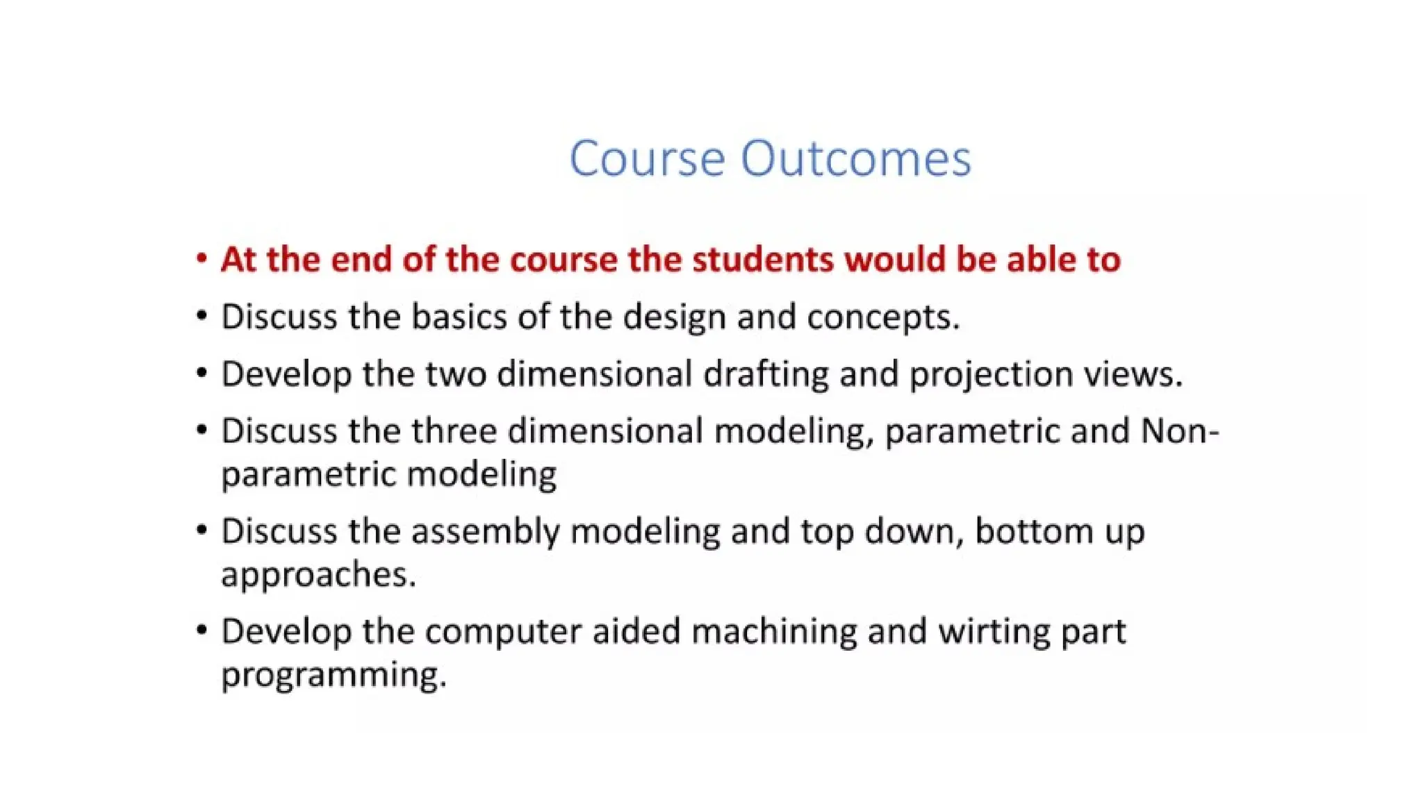 CAD / CAM Unit 1 Basics of designs .pptx | 3-D Graphics | Computer ...