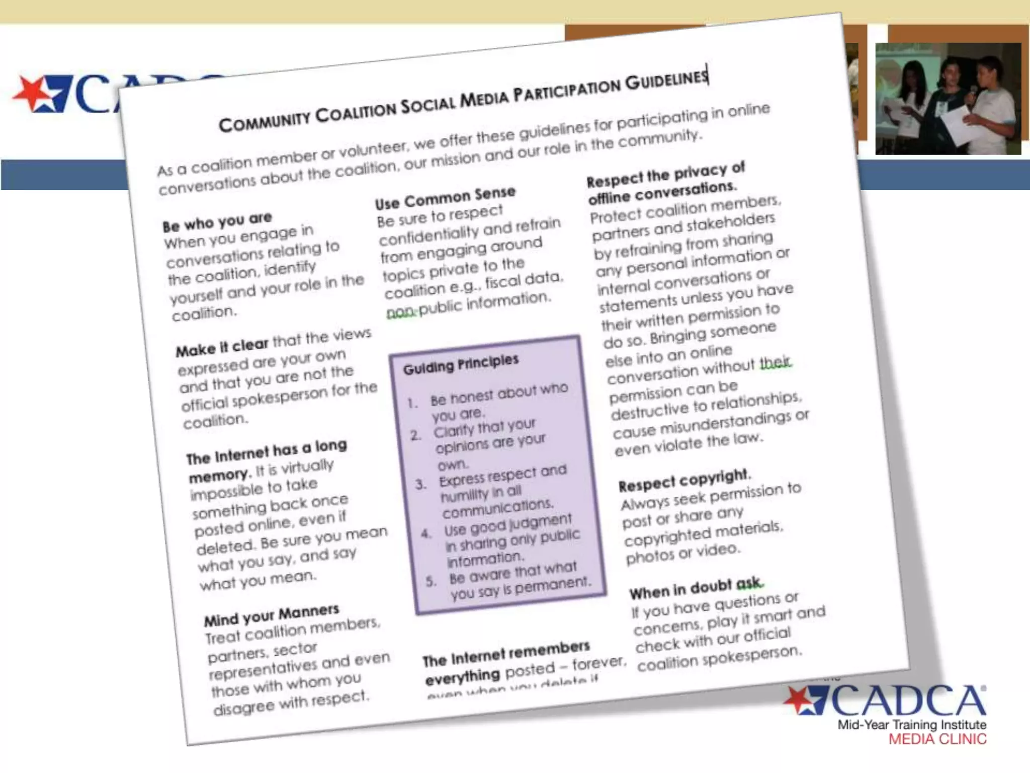 Establish an Editorial Calendar