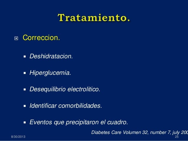 cetoacidosis diabetica, revision de guias manejo ADA cetoacidosis diabetica, revision de guias manejo ADA
