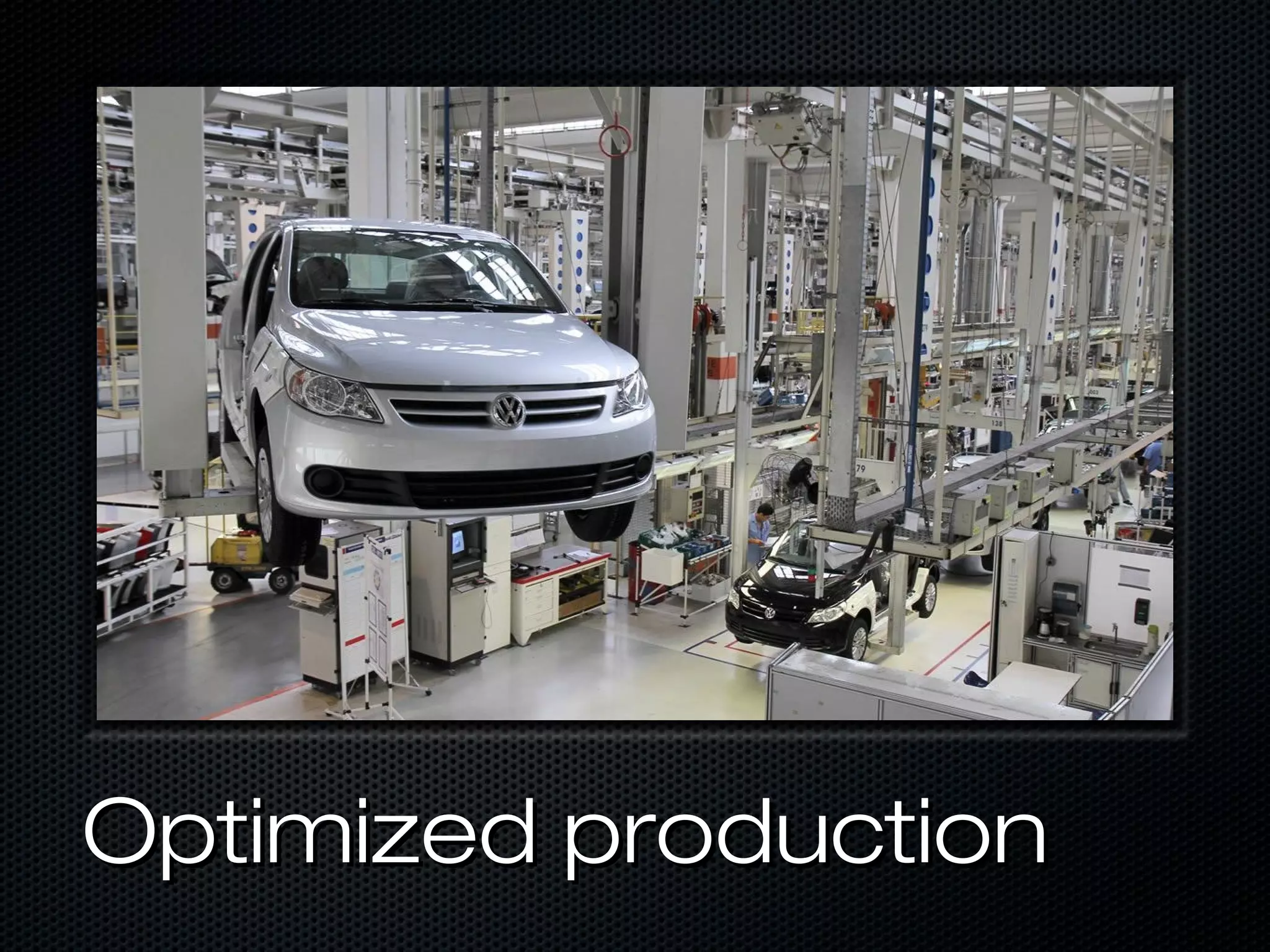 Optimized production
 