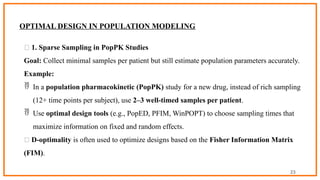 Poppk Model Example statistical modeling in pharmaceutical research and development | PPTX