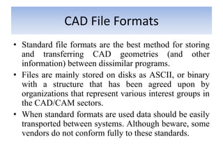 CAD Data Exchange format used in industry | PDF