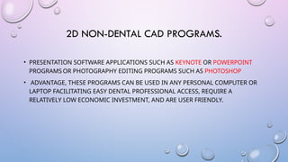 CAD Design prosthodontics department.pptx | 3-D Graphics | Computer ...