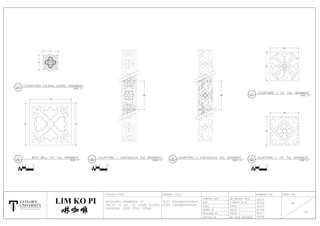 150
150
150
150
110
110
41
41
TAYLOR'S
UNIVERSITY
W i s d o m I n t e g r i t y E x c e l l e n c e
LIM KO PI
150 150
110
 