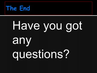 Have you got
any
questions?

 