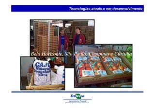Tecnologias atuais e em desenvolvimento 
Belo Horizonte, São Paulo, Campinas e Curitiba 
 