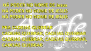 CADEIAS QUEBRAR - Slide - Soraia Moraes