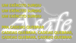 CADEIAS QUEBRAR - Slide - Soraia Moraes