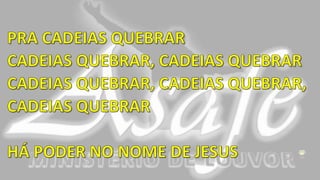 CADEIAS QUEBRAR - Slide - Soraia Moraes