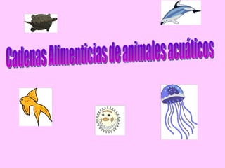 Cadenas Alimenticias de animales acuáticos 