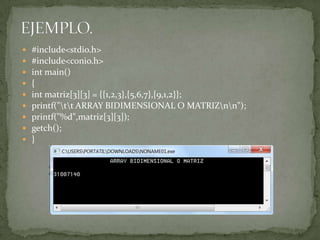 Arreglos en C++ | PPTX