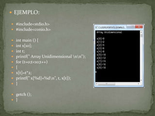 Arreglos en C++ | PPTX