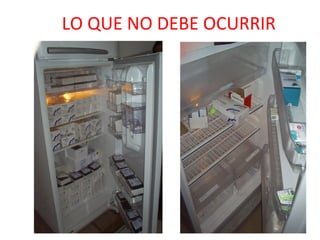 LO QUE NO DEBE OCURRIR
 