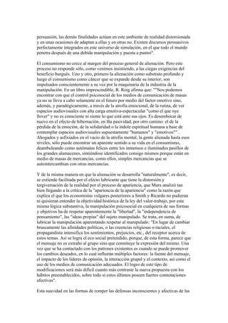 Cadena de oro del consumismo