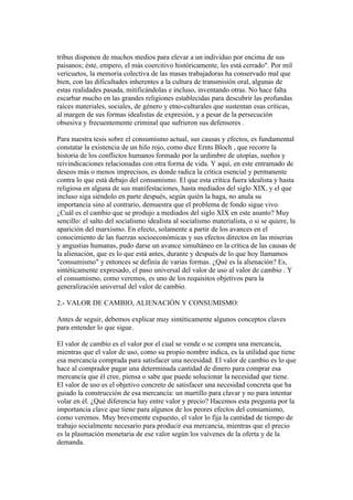 Cadena de oro del consumismo