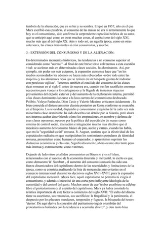 Cadena de oro del consumismo