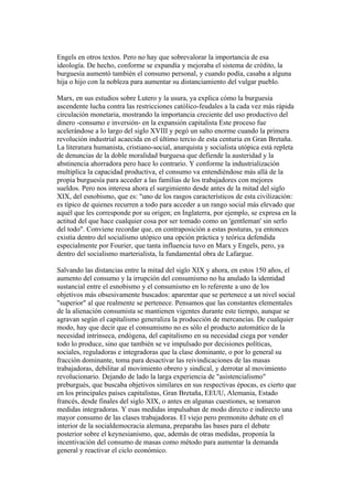 Cadena de oro del consumismo