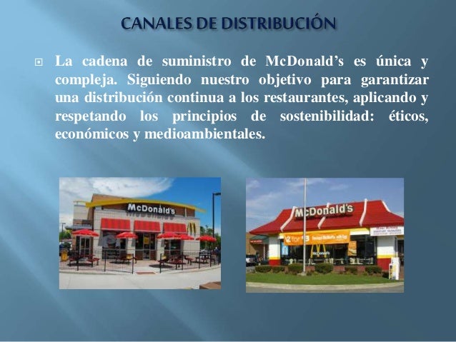 Cadena De Suministros De Mcdonald S