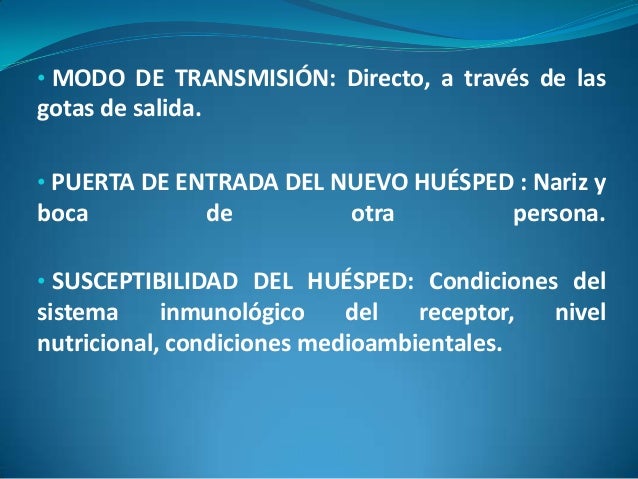 Cadena epidemiologica del virus del sarampion