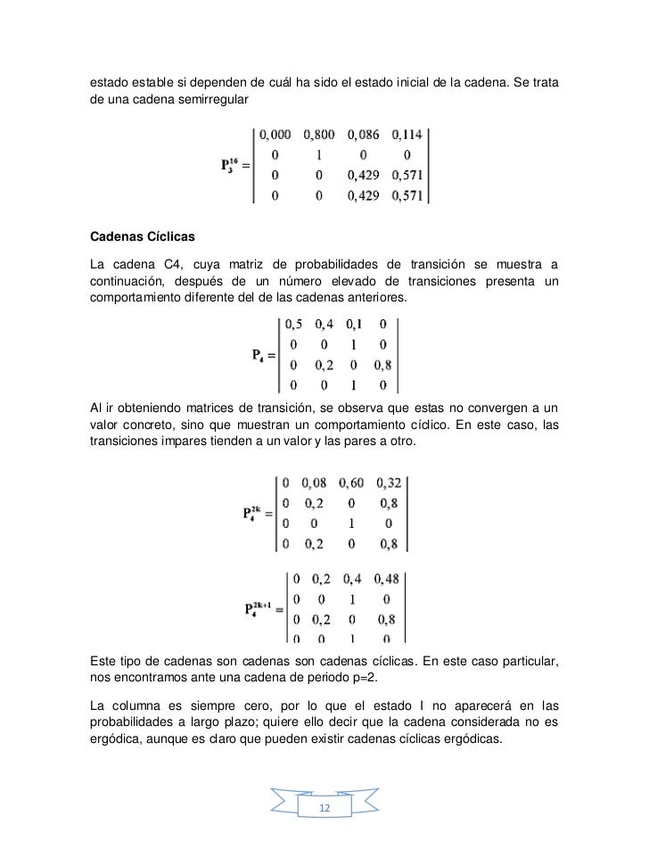 cadenas markov absorbentes cadenas de markov cadenas markov absorbentes cadenas de markov