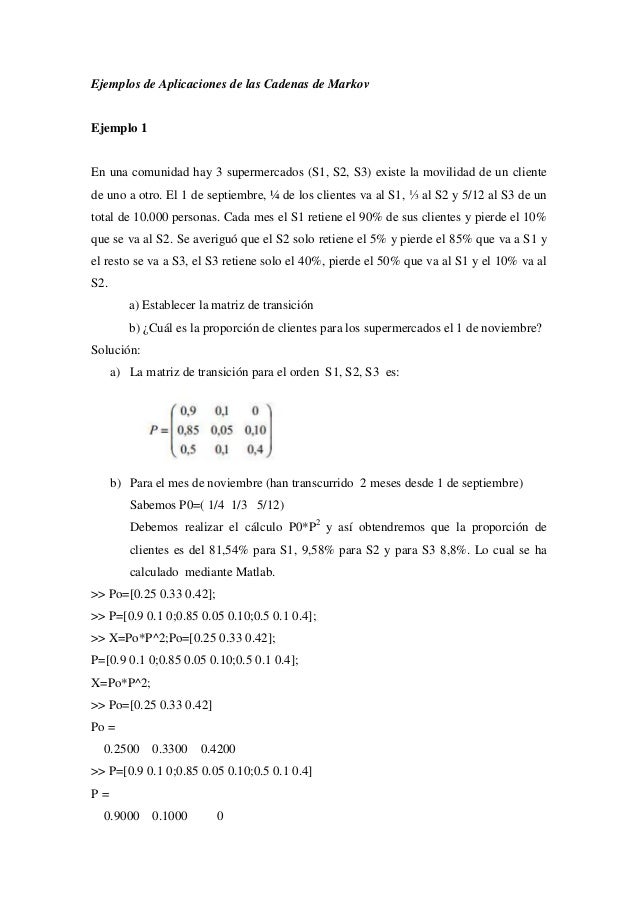 cadenas de markov en tiempo continuo ejemplos cadenas de markov cadenas de markov en tiempo continuo ejemplos cadenas de markov
