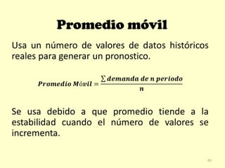 Promedio móvil
63
 