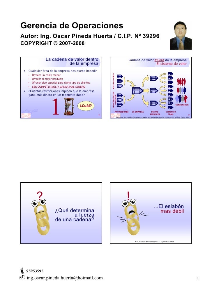 Cadena De Valor En Ingles