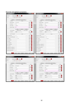 10
Sources and global connectors:
 