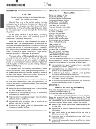 Nerd Elétrico: Exercício Resolvido ENEM 2015: Caderno 6 Cinza, Matemática,  Questão 166
