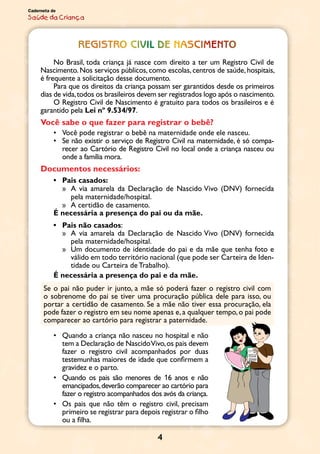 Caderneta da Criança - Menina, versão 2018 / Ministério da Saúde | PDF