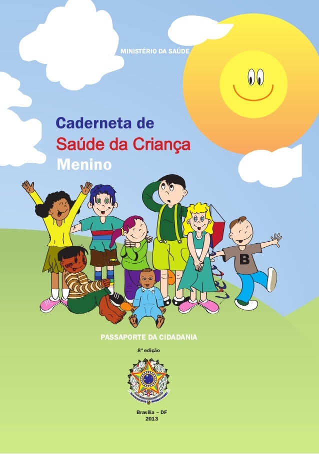 Caderneta de Saúde da Criança: menino - Ministério da Saúde