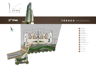 T É R R E O IMPLANTAÇÃO

ACESSO

01

VEÍCULOS

02

PEDESTRES

ACESSO

03

05

07

LIXEIRA
DESCOBERTA

04

06

CENTRAL GLP

06
08

08

07

05

05

09
10

06

BANHISTAS

ARMÁRIOS

BANHISTAS

VESTIÁRIOS

01
R UA

J OS É

MA

02

03

04

PILOTIS
CISTERNA

11
A

HALL SOCIAL

10

U CC
NIR L

SALA DE
PRESSURIZAÇÃO

09

10

07
08

11

GALERIA

 
