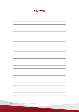 114 ÁREA DE CIÊNCIAS HUMANAS E SUAS TECNOLOGIAS
ANOTAÇÕES
 