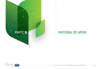 CADERNO DE ATIVIDADES DE EDUCAÇÃO PARA SUSTENTABILIDADE 165
MATERIAL DE APOIO
PARTE 9
 