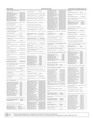 Minas Gerais 	 Diário do Executivo	 terça-feira, 21 de Junho de 2022 – 11
Da Penitenciária de Ribeirão das Neves I - José Maria Alkimin para a
Penitenciária de Contagem I - Nelson Hungria:
Aguinaldo Lucio-24121 Ribeirão das Neves
Felipe Eduardo Da Cruz A. Modesto-85653 Ribeirão das Neves
Fredson Vieira Da Cruz-350922 Ribeirão das Neves
Gustavo Douglas Ribeiro Betti-758959 Ribeirão das Neves
Israel Lucas Martins-393310 Ribeirão das Neves
Joao Vitor Costa-552773 Ribeirão das Neves
Patrick Souza De Oliveira-504619 Ribeirão das Neves
Robert Nathan Simplicio Da Silva-124194 Ribeirão das Neves
Rubens Jesus Da Silva-71437 Ribeirão das Neves
Thiago Eduardo Da Costa-49509 Ribeirão das Neves
Wagner Jose De Freitas Filho-889894 Ribeirão das Neves
Wallace Vieira Da Rocha-184983 Ribeirão das Neves
Do Presídio de Caeté I para o Presídio de Ribeirão das Neves II -
Inspetor José Martinho Drumond:
Robison da Silva Barros-997379 Caeté
Do Presídio de Ibirité I para a Penitenciária de Patrocínio I:
Guilherme da Cruz Rocha-756429 Ibirité
Luan Eduardo Santos-235614 Ibirité
Do Presídio de Mariana I para a Penitenciária de São Joaquim de Bicas
I - Professor Jason Soares Albergaria:
Maik Breno Virginio-787746 Mariana
Do Presídio de Nova Lima I para o Presídio de Uberlândia I:
Rondineli Dias Antonio-619481 Nova Lima
Do Presídio de Ouro Preto I para a Penitenciária de Ribeirão das Neves
I - José Maria Alkimin:
Gustavo Aniceto Ferreira-946251 Ouro Preto
Do Presídio de Ribeirão das Neves I para a Casa do Albergado de Belo
Horizonte I:
Aldrin Ney Dos Santos De Brito-146321 Ribeirão das Neves
Do Presídio de Ribeirão das Neves I para a Penitenciária de Carmo
do Parnaíba I:
Jonatan Cristiano da Silva-172124 Ribeirão das Neves
Do Presídio de Ribeirão das Neves I para a Penitenciária de Ribeirão
das Neves I - José Maria Alkimin:
Pablo Daniel Ferreira da Luz-771372 Ribeirão das Neves
Do Presídio de Ribeirão das Neves I para a Penitenciária de Três
Corações I:
Júlio César Eustáquio Santos-774863 Ribeirão das Neves
Do Presídio de Ribeirão das Neves II - Inspetor José Martinho Drumond
para a Penitenciária de Três Corações I:
Denilson Ferreira Santos-346003 Ribeirão das Neves
Jefferson de Oliveira Pereira-957338 Ribeirão das Neves
Do Presídio de Ribeirão das Neves II - Inspetor José Martinho Drumond
para o Presídio de São Joaquim de Bicas II:
Denis Rodrigues Silva-659583 Ribeirão das Neves
Do Presídio de Santa Luzia I para o Centro de Ressocialização e Pré-
Soltura de Ribeirão das Neves I - José Abranches Gonçalves:
Ricardo Ferreira Da Rocha-807523 Santa Luzia
Do Presídio de Santa Luzia I para a Penitenciária de Ribeirão das Neves
I - José Maria Alkimin:
David Jesus Castro-242220 Santa Luzia
Do Presídio de São Joaquim de Bicas I para o Centro de Remanejamento
Provisório de Betim I:
Alex Alves-71171 Igarapé
Do Presídio de São Joaquim de Bicas I para a Penitenciária de Ribeirão
das Neves I - José Maria Alkimin:
Alexandre Henrique Fernandes Dias-709639 Igarapé
Carlos Henrique Ventura Batista-830041 Igarapé
Diagone Renan Dos Reis Laurentino-250902 Igarapé
Elias Junio Augusto Araujo-422660 Igarapé
Fabricio Guerra De Mattos-627731 Igarapé
Gildazio Pereira De Souza-14154 Igarapé
Guilherme Rodrigues Da Silva-591734 Igarapé
Italo Henrique Lima Vieira-566635 Igarapé
Jose Rodrigues Junior-300205 Igarapé
Mayke Ferreira De Oliveira-671530 Igarapé
Paulo Eustaquio Machado Ribeiro-10676 Igarapé
Pedro Paulo De Amaral E Sousa-254347 Igarapé
Pedro Simoes Alves-570656 Igarapé
Roger Christian Pereira Dos Santos-266993 Igarapé
Ronan Filipe Marques Rocha-709738 Igarapé
Thiago Sebastiao Gomes-345426 Igarapé
Yslander Junio Vieira Lopes-678627 Igarapé
Do Presídio de Vespasiano I para a Penitenciária de Belo Horizonte I:
Josimara De Campos Moura Andrade-501773 Vespasiano
Nayara Diovana Goncalves Rosa-771816 Vespasiano
Poliana Eloisa Slva-52760 Vespasiano
NÚCLEO DE MOVIMENTAÇÃO PRISIONAL 2:
Da Penitenciária de Três Corações I para o Presídio de Itajubá I:
Aldielis Jose Ferreira- 80453 Caxambu
Douglas Siqueira de Oliveira - 381984 São Lourenço
Felipe Lemes Lucio - 794108 Itajubá
Jonas Tollendal Castilho - 218751 Conceição do Rio Verde
Ricardo Rufino de Almeida - 386325 São Lourenço
Do Presídio de Alfenas I para o Presídio de Uberlândia I:
Fabio Codignole - 996996 Alfenas
Do Presídio de Barbacena I para o Presídio de Conselheiro Lafaiete I:
Adalberto Geraldo Da Silva - 354518 Conselheiro Lafaiete
Do Presídio de Barbacena I para o Presídio de Santos Dumont I:
Wanderley Jose Do Nascimento- 702162 Santos Dumont
Do Presídio de Bom Sucesso I para o Presídio de Oliveira I - Dr. Nelson
Pires:
Joab Cardoso dos Reis Faria - 670048 Bom Sucesso
Do Presídio de Ervália I para o Presídio de Viçosa I:
Johnny Taylor Vinícius Antunes - 719606 Ervália
Do Presídio de Guaranésia I para a Penitenciaria de Ponte Nova I:
Itamar do Nascimento Junior - 452515 Guaranésia
Do Presídio de João Monlevade I para a Penitenciária de Ponte Nova
I:
Alexandre Alves Aguilar - 310715 João Monlevade
Ronald Wellington de Castro Junior
- 283006
João Monlevade
Do Presídio de João Monlevade I para o Presídio de Caratinga I:
Julio Anderson da Silva - 758896 João Monlevade
Melquisedeque Lucio Martins Geraldo - 623143 João Monlevade
Do Presídio de João Monlevade I para o Presídio de Coronel Fabriciano
I:
Genesis Samuel da Silva - 569798 João Monlevade
Do Presídio de Leopoldina I para a Penitenciária de Juiz de Fora I -
José Edson Cavalieri:
Claudinei Santiago dos Santos - 161782 Leopoldina
Do Presídio de Machado I para a Penitenciária São Joaquim de Bicas
I - Professor Jason Soares Albergaria:
Ueriksom Henrique Mendes de Oliveira
- 733797
Machado
Do Presídio de Machado I para o Presidio de Monte Santos de Minas
I:
Alexsandro De Freitas - 327291 Machado
Angelo Gonçalves Pereira - 992959 Machado
Bruno Vilela Dos Santos Julio - 811524 Machado
Ederson Melo Dos Santos - 216374 Machado
Emerson Geraldo Dos Santos - 216374 Machado
Evandro Rodrigues - 320228 Machado
Fabiano Antonio De Carvalho - 740531 Machado
Fabio Da Silva Fernandes - 273687 Machado
Jackson Candido Da Silva - 565206 Machado
Juan Batista Prado - 687183 Machado
Junio Garcia Custodio - 502594 Machado
Vinicius Alexandre Da Silva Inacio - 929536 Machado
Wesley Xavier Gomes - 540253 Machado
Do Presídio de Nepomuceno I para o Presídio de Oliveira I - Dr. Nelson
Pires:
Renato Vitor dos Santos Sabino - 130461 Nepomuceno
Do Presídio de Oliveira I - Dr. Nelson Pires para a Penitenciária de
Três Corações I:
Bruno Aparecido De Souza - 200258 Oliveira
Do Presídio de Poços de Caldas I para o Presídio de Alfenas I:
Daniel Viana Ribeiro - 19948 Poços de Caldas
Do Presídio de São Sebastião do Paraíso I para a Penitenciária de
Patrocínio I:
Adriano Júnior Braga Cândido - 388654 São Sebastião do Paraíso
Adriano Reis Rodrigues - 909236 São Sebastião do Paraíso
Agnaldo José Morais Cunha - 788162 São Sebastião do Paraíso
Airton Sena José da Silva - 957826 São Sebastião do Paraíso
Alexandre Francisco de Sales - 300473 São Sebastião do Paraíso
Alexandre Mariano Furin - 77537 São Sebastião do Paraíso
Bruno Fantacine Santana - 296975 São Sebastião do Paraíso
Bruno Henrique da Costa - 823239 São Sebastião do Paraíso
Bruno Mateus Dionízio - 450898 São Sebastião do Paraíso
Clodoaldo de Oliveira - 34043 São Sebastião do Paraíso
Cristiano Potil Magalhães - 88501 São Sebastião do Paraíso
Danilo de Jesus Ramos Alves - 704698 São Sebastião do Paraíso
Danilo Marques Ribeiro - 681474 São Sebastião do Paraíso
Diego Ivo Ramiro - 527725 São Sebastião do Paraíso
Diones Fabrício Calixto Castro - 881005 São Sebastião do Paraíso
Elvis Aparecido Bento - 78511 São Sebastião do Paraíso
Ezequiel Duarte - 351175 São Sebastião do Paraíso
Ezequiel Martins - 742153 São Sebastião do Paraíso
Fábio Júnior de Almeida - 133886 São Sebastião do Paraíso
Fernando de Assis Silva - 439844 São Sebastião do Paraíso
Fernando de Pádua Alves - 311476 São Sebastião do Paraíso
Filipe Lúcio Guelere Thomaz - 444825 São Sebastião do Paraíso
Gabriel Roberto de Souza - 578310 São Sebastião do Paraíso
Geiziel Donizetti de O. Pimenta - 161773 São Sebastião do Paraíso
Giovane Aparecido da Silva - 856296 São Sebastião do Paraíso
Gustavo Henrique C. Rodrigues - 858768 São Sebastião do Paraíso
Halecssander Dias do Nascimento
- 891511
São Sebastião do Paraíso
Hercílio Henrique de Oliveira - 978434 São Sebastião do Paraíso
Jhonatan Barbosa Dias - 929032 São Sebastião do Paraíso
João Éder Modesto da Silva - 227517 São Sebastião do Paraíso
João Marcelo Freitas D. Oliveira - 637927 São Sebastião do Paraíso
João Paulo Lacerda - 375423 São Sebastião do Paraíso
José Pereira dos Santos - 438029 São Sebastião do Paraíso
José Roberto do Nascimento - 95413 São Sebastião do Paraíso
Júnior Luiz Gomes - 218451 São Sebastião do Paraíso
Luiz Felipe Cardoso Silva - 818141 São Sebastião do Paraíso
Maike Mariano Queiruja - 139716 São Sebastião do Paraíso
Marcelo Marques da Silva - 823067 São Sebastião do Paraíso
Márcio Borges Campos - 76879 São Sebastião do Paraíso
Marcos Vinícius Duarte - 331015 São Sebastião do Paraíso
Mario Sérgio Uzae - 445135 São Sebastião do Paraíso
Milton Henrique Donizete - 138712 São Sebastião do Paraíso
Patrick Espindola Souza - 916126 São Sebastião do Paraíso
Pedro Henrique Rodrigues de L. - 909599 São Sebastião do Paraíso
Rafael dos Reis de Souza - 590475 São Sebastião do Paraíso
Renato Dias - 78989 São Sebastião do Paraíso
Ricardo Ferreira da Silva - 265996 São Sebastião do Paraíso
Roberto Carlos Teixeira Santos - 518552 São Sebastião do Paraíso
Robson Mateus Aparecido da S. - 226505 São Sebastião do Paraíso
Rodrigo Fernando dos Reis - 141545 São Sebastião do Paraíso
Rodrigo Moisés Machado - 251619 São Sebastião do Paraíso
Rogério Resende de Araújo - 165177 São Sebastião do Paraíso
Ronaldo Marques dos Santos - 165178 São Sebastião do Paraíso
Ryan Aparecido Rodrigues - 919581 São Sebastião do Paraíso
Samoel Gustavo Pinheiro - 488583 São Sebastião do Paraíso
Thalyson de Oliveira Miranda - 959640 São Sebastião do Paraíso
Tiago Marques da Silva - 79104 São Sebastião do Paraíso
Valdemir Aparecido dos Santos - 87592 São Sebastião do Paraíso
Valter Aparecido Mariano - 281149 São Sebastião do Paraíso
Vinícius Henrique Ottone - 202084 São Sebastião do Paraíso
Wander Rogério de Carvalho - 401121 São Sebastião do Paraíso
Wilians Luiz Duarte - 767671 São Sebastião do Paraíso
Willian Bruno Machado Tadeu - 535773 São Sebastião do Paraíso
Do Presídio de Três Pontas I – Rita de Cássia da Luz para a Penitenciária
de Três Corações I:
Luis Ricardo Reis Brito - 555471 Três Pontas
Wallace Pereira - 876017 Três Pontas
Do Presídio de Ubá I para a Penitenciária de Juiz de Fora II:
William Alves Magalhães - 974098 Ubá
Do Presídio de Viçosa I para a Penitenciaria de Ponte Nova I:
Jose Claudio da Silva Oliveira - 635134 Viçosa
Ratificar a transferência do Centro de Remanejamento Provisório de
Governador Valadares I para o Centro de Remanejamento Provisório
de Belo Horizonte I:
Rogério Oliveira da Silva - 779017 Belo Horizonte
Ratificar a transferência do Centro de Remanejamento Provisório de
Governador Valadares I para o Presídio de Nova Serrana I:
Djone Pereira Ferreira - 505939 Nova Serrana
Ratificar a transferência do Centro de Remanejamento Provisório de
Ipatinga I para a Penitenciária de Ipaba I - Dênio Moreira de Carvalho:
Everton Junio Peres De As - 996469 Ipatinga
Fernando Marçal - 401412 Ipatinga
Gideone Gonçalves De Oliveira - 702524 Ipatinga
Gilson Nascente De Sá - 216235 Ipatinga
Gustavo Mendes Elias - 813698 Ipatinga
Jonata Kaique Arruda - 750304 Ipatinga
Luiz Carlos Ferreira Honorio - 144425 Ipatinga
Thaygleison Gleydson De Souza Fernandes - 454741 Ipatinga
Vitor Almeida Braz - 996470 Ipatinga
Ratificar a transferência do Centro de Remanejamento Provisório de
Ipatinga I para o Presídio de Açucena I:
Maxsuel Gonçalves Dos Reis - 888220 Açucena
Ovelino Ferreira Gonçalves - 174197 Açucena
Ratificar a transferência do Centro de Remanejamento Provisório de
Ipatinga I para o Presídio de Coronel Fabriciano I:
Claudio Do Carmo De Assis - 499277 Coronel Fabriciano
Dener De Almeida Santos - 362448 Coronel Fabriciano
Diego Vital Soares - 982150 Coronel Fabriciano
Eloi Machado Aguiar - 439030 Coronel Fabriciano
Fernando Arcebispo Rocha - 563227 Coronel Fabriciano
Flavio Silva Souza - 90020 Coronel Fabriciano
Gabriel Lucas Peres De As - 680219 Coronel Fabriciano
Gabriel Souza Lizardo - 996202 Coronel Fabriciano
Guilherme Santos Silva - 205017 Coronel Fabriciano
João Pedro Silva Almeida - 995808 Coronel Fabriciano
Julio Cesar Candido - 994290 Coronel Fabriciano
Leandro Caieiro De Souza - 597459 Coronel Fabriciano
Lucio Da Cruz Pereira - 744829 Coronel Fabriciano
Luiz Antonio De Paula Silva - 992852 Coronel Fabriciano
Matheus Augusto Agostini Andrade
- 994145
Coronel Fabriciano
Ramon Douglas Silva Vasconcelos - 994138 Coronel Fabriciano
Thiago Henrique Inacio Peres - 953091 Coronel Fabriciano
Ratificar a transferência do Presídio de Congonhas I para o Presídio
de Ouro Preto I:
Saimon Junior Pereira da Silva - 889970 Itabirito
Ratificar a transferência do Presídio de Guanhães I para o Presídio de
Peçanha I:
Erick Lucas Augusto Cruz - 869332 Cantagalo
Leonardo De Paula Lima - 404972 Rio Vermelho
Rubens Marcio Da Paixão Filho - 404972 Rio Vermelho
Ratificar a transferência do Presídio de Leopoldina I para o Presídio
de Além Paraíba I:
Emerson Basilio Ferreira - 927906 Além Paraíba
Jose Nelson Das Graças Pires - 997034 Além Paraíba
Sebastiao Da Silva Costa - 225038 Além Paraíba
Ratificar a transferência do Presídio de Leopoldina I para o Presídio
de Cataguases I:
Lucas De Oliveira - 936280 Cataguases
Sidney De Araújo Simeao - 997142 Cataguases
Ratificar a transferência do Presidio de Manhumirim I para a
Penitenciária de Ponte Nova I:
Darce Antônio Alves - 82600 Ponte Nova
Ratificar a transferência do Presídio de Santos Dumont I para o Presídio
de Barbacena I:
Welington Teixeira Mendes - 945275 Barbacena
Ratificar a transferência do Presídio de Varginha I para o Presídio de
Campos Gerais I:
Breno Henrique Marques - 644784 Campos Gerais
Ratificar a transferência do Presídio de Varginha I para o Presídio de
Três Pontas I - Rita de Cássia da Luz:
Carlos Diego Dos Santos Ferreira Diniz
- 992573
Três Pontas
Eduardo Elmir Sebastião Naves - 803987 Três Pontas
Erik Henrique De Oliveira - 882238 Três Pontas
Gleiton Roberto Vitor Camilo - 654977 Três Pontas
Jeferson de Jesus Inácio - 787167 Três Pontas
NÚCLEO DE MOVIMENTAÇÃO PRISIONAL 3:
Da Penitenciária de Formiga I para a Penitenciária de Pará de Minas I -
Doutor Pio Soares Canedo:
Jefferson Wenes Da Silva - 323364 Pará de Minas
Da Penitenciária de Pará de Minas I - Doutor Pio Soares Canedo:
Para o Presídio de Divinópolis I:
Valdeir Bispo Dos Santos - 632148 Pará de Minas
Da Penitenciária de Uberlândia I - Professor João Pimenta da Veiga
para o Presídio de Araçuaí I:
Pablo Henrique Aparecido - 496159 Uberlândia
Do Presídio de Curvelo I para o Presídio de Diamantina I:
Marcia Gabriela Souza Evangelista - 977530​ Curvelo
Do Presídio de Frutal I para a Penitenciária de Penitenciária de
Uberlândia I – Professor João Pimenta da Veiga:
Diego Machado - 997190 Frutal
Matheus Silva Zampieri - 997191 Frutal
Do Presídio de Itapagipe I para a Penitenciária de Uberaba I - Professor
Aluízio Ignácio de Oliveira:
Alcides Gonçalves De Oliveira Neto
- 921004
Itapagipe
André Luiz Pereira Gomes - 410127 Itapagipe
Arnaldo Assunção De Paula E Silva - 865112 Itapagipe
Auclei Ribeiro De Souza - 947986 Itapagipe
Deivid Fernandes Silva - 73261 Itapagipe
Eduardo Silva - 756498 Itapagipe
Erlon Fenix De Oliveira - 687556 Itapagipe
Fernando De Oliveira Galvão - 300140 Itapagipe
Francisco De Assis P. Dos Santos - 666271 Itapagipe
Guilherme Henrique Fabian Silva - 602600 Itapagipe
Julio Nunes Martins - 275018 Itapagipe
Leandro Borges Bianchi - 988056 Itapagipe
Maycon Douglas Souza - 462322 Itapagipe
Pierre Lima Cunha - 249778 Itapagipe
Rafael Carvalho Silva - 794771 Itapagipe
Renan Megiatto Da Silva - 972299 Itapagipe
Wenis Silva Reis - 486743 Itapagipe
Do Presídio de Monte Carmelo I para o Presídio de Coromandel I:
Antônio Carlos Alves Moreira - 904421 Coromandel
Arnaldo Garcia Silva - 131755 Coromandel
Carlos Rodrigues Peixoto - 714094 Coromandel
Diego Francisco Da Silva - 353164 Coromandel
Edipo Borges Amorim De Assis - 815775 Coromandel
Fabio Oliveira Da Costa Júnior - 600571 Coromandel
Fernando Luiz Chaves - 71313 Coromandel
Frederico Augusto A. Santana Reis - 474909 Coromandel
Hercules Gonçalves Dos Anjos - 801159 Coromandel
Jorge Luiz Da Silva - 806095 Coromandel
Luiz Carlos Araujo Oliveira Filho - 216792 Coromandel
Luiz Henrique De Magalhães - 713794 Coromandel
Matheus Henrique C. Dos Santos - 906202 Coromandel
Paulineli Da Silva Costa - 413030 Coromandel
Pedro Henrique Lopes Alves - 847779 Coromandel
Rozivaldo Dos Santos Pereira - 361644 Coromandel
Thiago Martins - 302588 Coromandel
Valdinei Cardoso Das Neves - 22925 Coromandel
Wallisson Teixeira Do Nascimento -366796 Coromandel
Wendel Gouveia Machado - 893967 Coromandel
Do Presídio de Pirapora I para o Complexo Penitenciário Público
Privado - Ribeirão das Neves I​.
Adélio Pereira De Almeida - 485924 Pirapora
Do Presídio de Pirapora I para o Presídio de Corinto I:
Lucas Alexandre Silva Teixeira - 725627 Pirapora
Do Presídio de Teófilo Otoni para a Penitenciária de Teófilo Otoni I:
Anderson Pereira Rodrigues - 688967 Teófilo Otoni
Carlos Carvalho De Oliveira - 521986 Teófilo Otoni
Danilo Rodrigues Souza - 606264 Teófilo Otoni
Fabiano De Jesus Neves - 55268 Teófilo Otoni
Gustavo Leonardo De Jesus - 612997 Teófilo Otoni
Jaime Luiz Dos Santos - 745099 Teófilo Otoni
Luciano Silva Almeida - 891205 Teófilo Otoni
Marlindo Mendes Gouveia - 310910 Teófilo Otoni
Mateus Nogueira Da Silva - 899741 Teófilo Otoni
Matheus Messias Souza - 433672 Teófilo Otoni
Moisés Conceição De Barros - 155986 Teófilo Otoni
Moises Santos Farias - 114778 Teófilo Otoni
Silvan Gustavo Reis - 682568 Teófilo Otoni
Tairone Victor Martins De Souza - 439530 Teófilo Otoni
Walace Alves De Souza - 555653 Teófilo Otoni
Wellington Cardoso Martins - 630727 Teófilo Otoni
Zaquel Costa Oliveira- 696565 Teófilo Otoni
Documento assinado eletrônicamente com fundamento no art. 6º do Decreto nº 47.222, de 26 de julho de 2017.
A autenticidade deste documento pode ser verificada no endereço http://www.jornalminasgerais.mg.gov.br/autenticidade, sob o número 3202206210112310111.
 