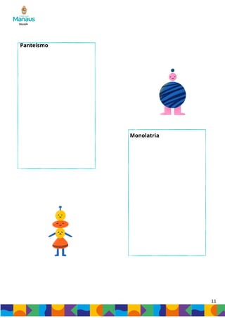 11
Panteísmo
Monolatria
 