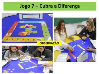 Jogo 7 – Cubra a Diferença
OBSERVAÇÃO
 