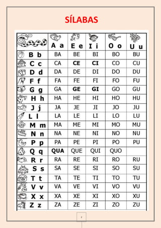 Caderno 5 - Sílabas Simples | PDF