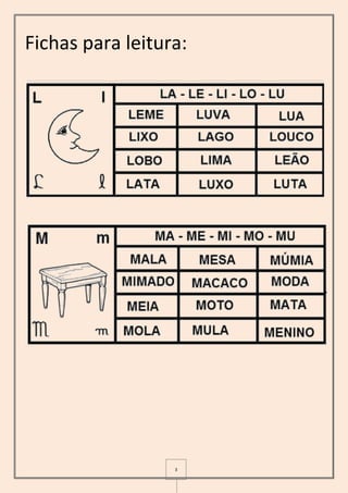 Caderno 5 - Sílabas Simples | PDF
