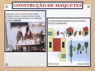 CONSTRUÇÃO DE MAQUETES 
 